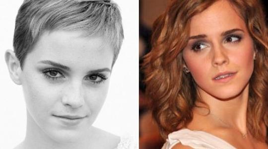 Emma Watson με νέο λουκ .. Καλύτερο?