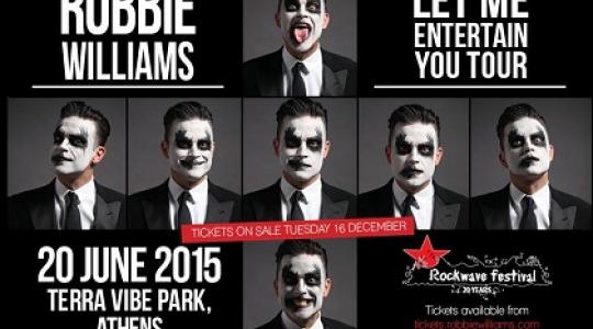Ο Robbie Williams στο Terra Vibe Park !