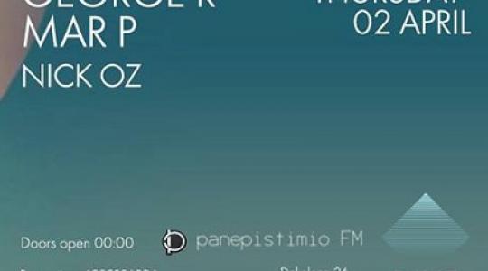 DIVE Athens & Panepistimio FM Presents: George R | Mar P | Nick Oz