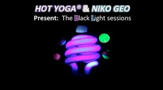 YOGA/DANCE/RAVE/PARTY HOT YOGA and Niko Geo present for the First time in Greece: THE BLACK LIGHTS SESSIONS!     ·