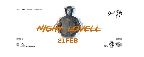 Ο Night Lovell  live στο Studio 24