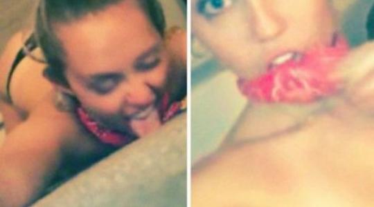 Το sex tape της Miley Cyrus είναι επιτέλους στο ίντερνετ! Και το δημοσίευσε η ίδια! (PHOTOS)