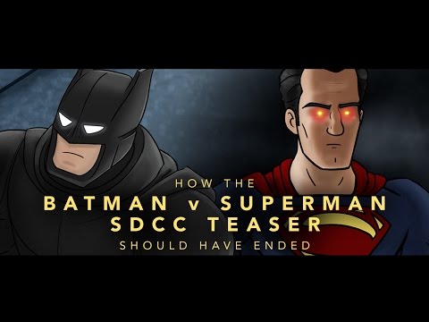 Το teaser του «Batman vs. Superman» απ’ το Comic-Con έχει εναλλακτικό κωμικό φινάλε
