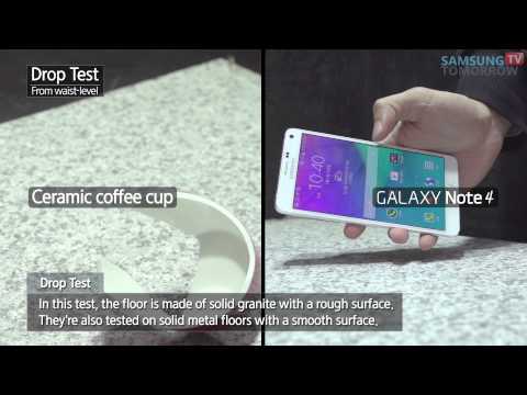 Samsung Galaxy Note 4 drop test!