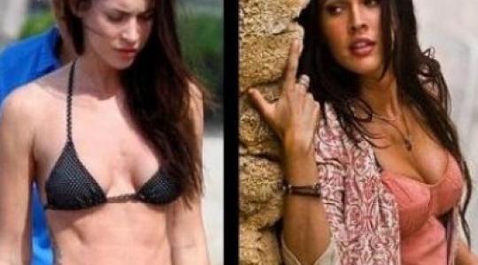 Τί απέγιναν οι καμπύλες της Megan Fox;;