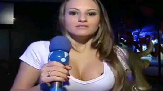 Βραζιλιάνα παρουσιάστρια αποκαλύπτει live το κορδονάκι της και μας αφήνει άφωνους! (BINTEO)