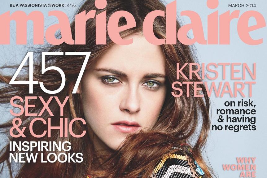 Η Kristen Stewart μας δείχνει τη θηλυκή της πλευρά στη Marie Claire