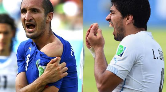 O Luis Suarez ζήτησε συγγνώμη από τον Giorgio Chiellini για τη δαγκωματιά!