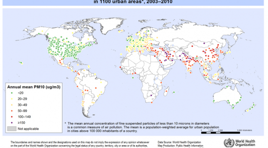 Ποιες χώρες ανά τον κόσμο, κινδυνεύουν από την ατμοσφαιρική ρύπανση;