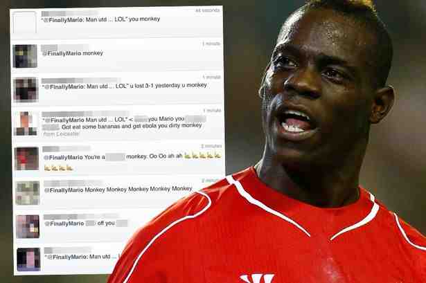 Ρατσιστική επίθεση κατα του Mario Balotelli στο Twitter!