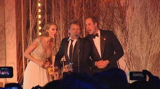 Πρίγκηπας William, John Bon Jovi και Taylor Swift τραγουδάνε μαζί!