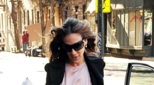 The wind blew Sarah Jessica Parker and…