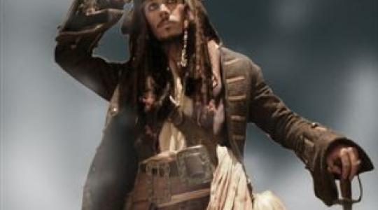 O Captain Jack Sparrow στο Attika Carnival Kingdom