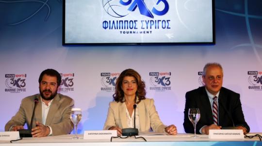 «Novasports 3X3 Φίλιππος Συρίγος Tournament»