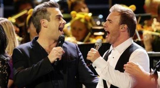 Gary Barlow και Robbie Williams.. ακούστε το ντουέτο τους “Shame “..