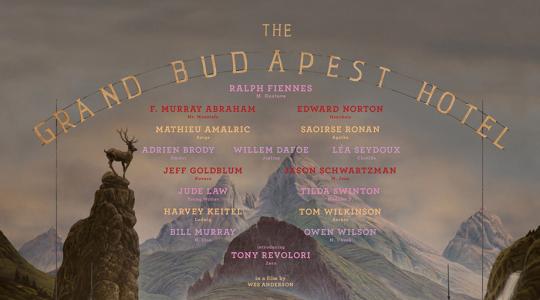 Κινούμενη αφίσα για το «Grand Budapest Hotel» του Wes Anderson