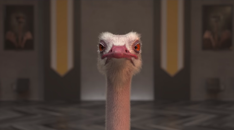 Μια στρουθοκάμηλος θέλει να γίνει πολιτικός στο «The Ostrich Politic»